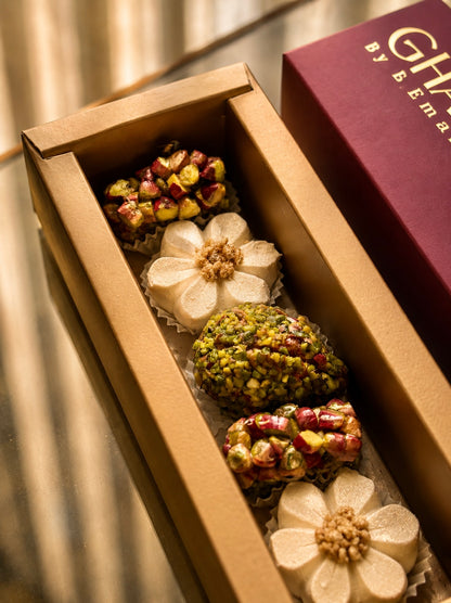 BUY ONE GET ONE FREE Coffret x6 Mignardises Pistache & Framboise