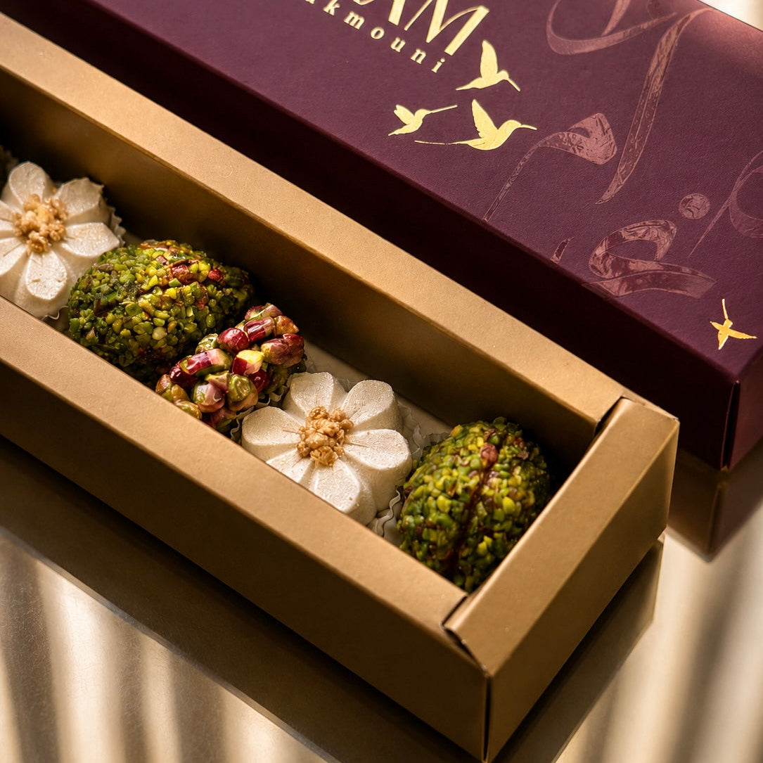 BUY ONE GET ONE FREE Coffret x6 Mignardises Pistache & Framboise