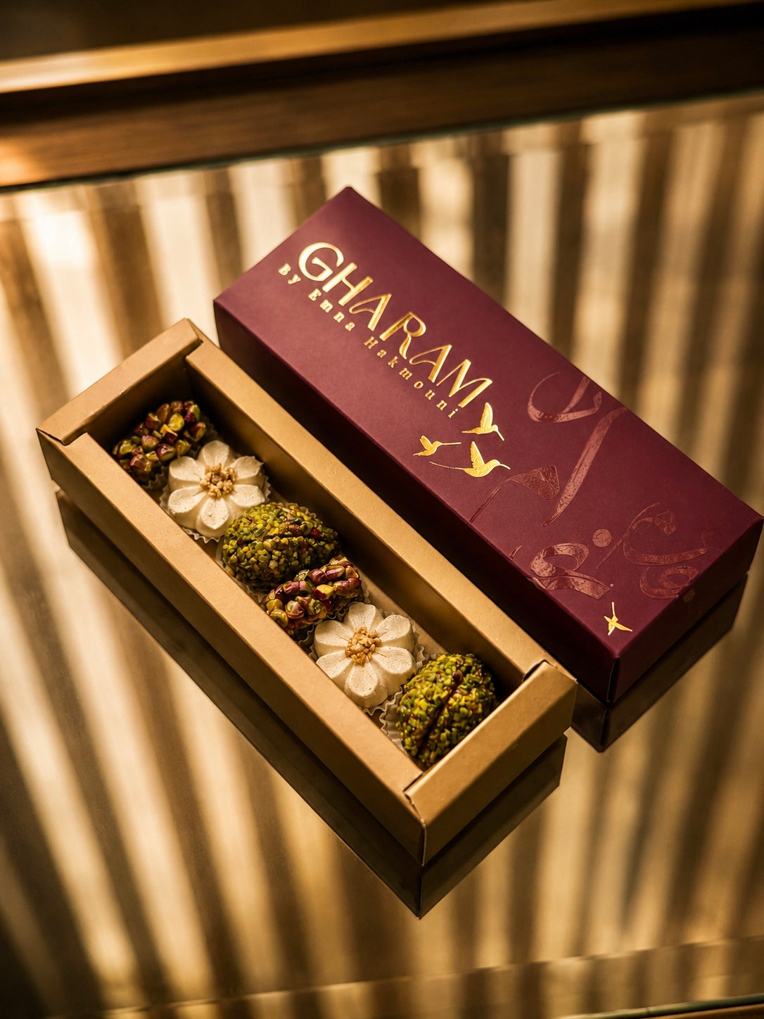 BUY ONE GET ONE FREE Coffret x6 Mignardises Pistache & Framboise